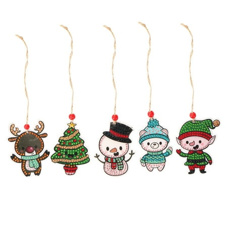 

Nitouy Double-side 5D Diamond Painting DIY Hanging Christmas Trees Pendant (GP008)