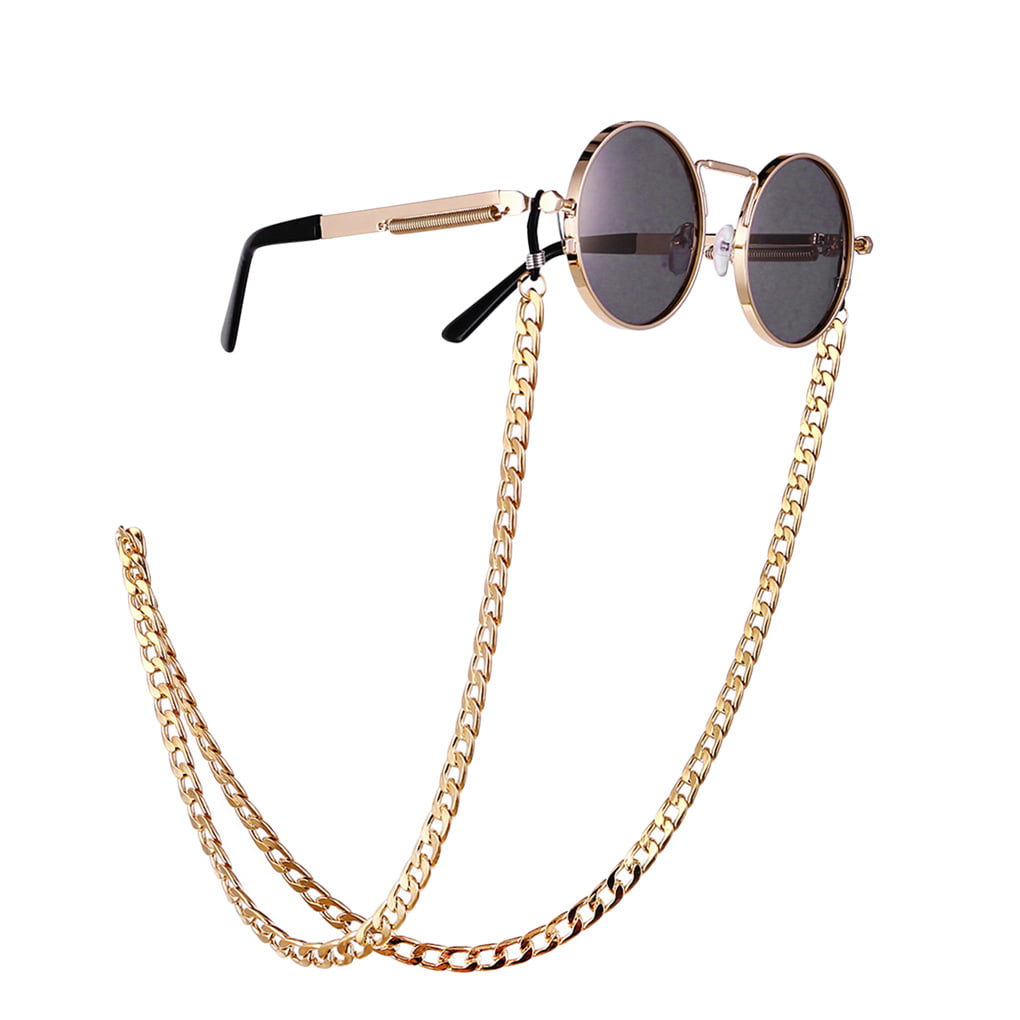 New Metal Cord Glasses Strap Golden Fashion Men Women Reader Sunglasses Chain ZC