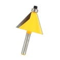 thumbnail image 4 of 1/4 '' Vástago 30  degree Chaflán Y Biselado Router Bit Broca De 1 H Herramienta Para Trabajar La shamjiam Broca de fresadora de bisel chaflán, 4 of 4