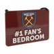 thumbnail image 2 of West Ham United FC - Letrero de Puerta #1 Fans Bedroom (Granate), 2 of 2