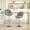 Grey, variant on S-HOME Set of 2 Adjustable Barstools in Classic Featuring Comfortable Backrest and Footrest for Kitchen Decor