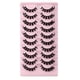 thumbnail image 1 of Juego Definitivo de Pestañas Sedosas | 10 Pares de Pestañas Postizas Reutilizables para un Efecto Cruzado Natural y Desordenado, 1 of 5