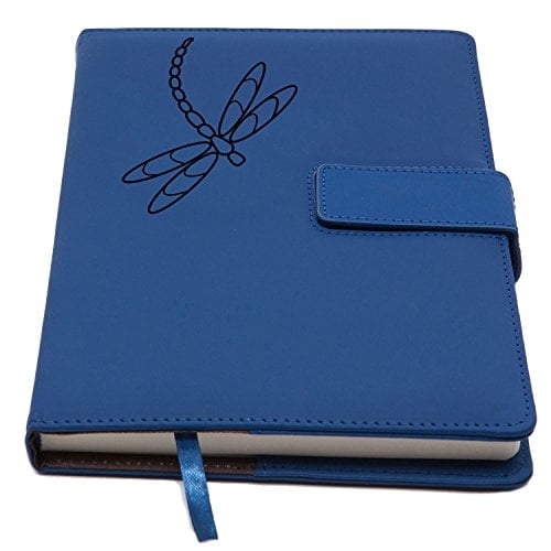The Dragonfly Journal | 5x8 pulgadas, 200 páginas forradas, cierre magnético, recargable | Diario, linda revista en el cuaderno, diario personal para mujeres u hombres