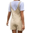 thumbnail image 6 of Women's Maternity Overall Shorts Strap Short Romper Jumpsuit with Pockets, 6 of 6