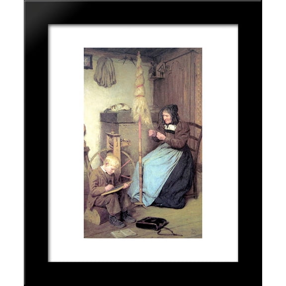 Die Arbeitsamen 20x24 Framed Art Print by Albert Anker