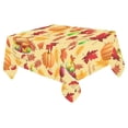 thumbnail image 2 of BSDHOME Fall Maple Leaves Tablecloth 52x70 Inches, Autumn Harvest Turkey Sofa Table Cloth Cover for Dinner Party Decoration, 2 of 5