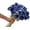 Blue, variant on 10 Artificial Anemone Blooming Flower Bushes with Green Foliage for Home, Restaurant, Office & Wedding Decor