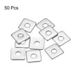 thumbnail image 3 of Uxcell Square Washer 50 Pack M3x10x10x1mm 304 Stainless Steel Square Plate Washers, 3 of 5