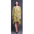 thumbnail image 2 of Bimba Flower Ladies Plus SizeÂ&nbsp;KaftanSummer Wear Beach Coverup Kimono Caftan-S-L, 2 of 5