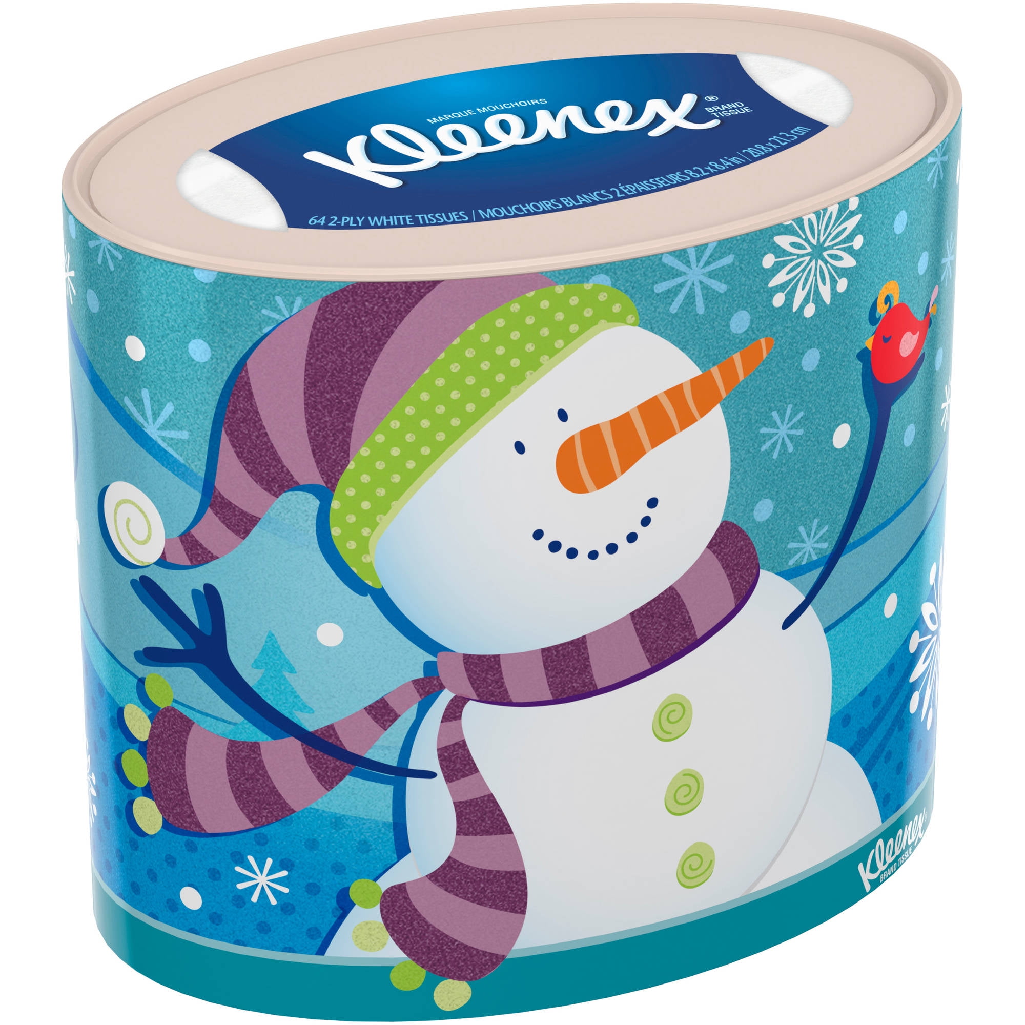 kleenex christmas tissue box