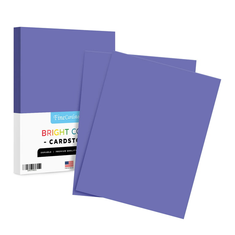 Premium Colored Card Stock Paper, 50 Sheets Pack, Superior Thick 65lb  Cardstock, Perfect for School Supplies, Arts & Crafts, Acid & Lignin Free, 8.5 x 11