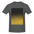 thumbnail image 4 of Bingfone Gold Glitter Gradient Men'S Loose Fit Short-Sleeve Pocket T-Shirt, 4 of 7