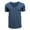 Blue, variant on Men's Pocket T Shirt Border Clothing Europe And The States Foreign Trade Men's V Neck Solid Color Large Size Casual Short Sleeved T Shirt T Shirt Pack Men L