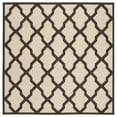 thumbnail image 5 of SAFAVIEH Beach House Loraine Trellis Indoor/Outdoor Area Rug Cream/Brown, 6'7" x 6'7" Square, 5 of 10