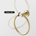 thumbnail image 4 of Juego de accesorios de baño WEIKO Gold para toallas de papel higiénico, 4 of 9