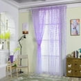 thumbnail image 5 of 1PC Elegant Modern Tulle Curtains For Living Room Bedroom Kitchen Green Leaf Sheer Curtains For Window Tulle Curtains Drapes, 5 of 8