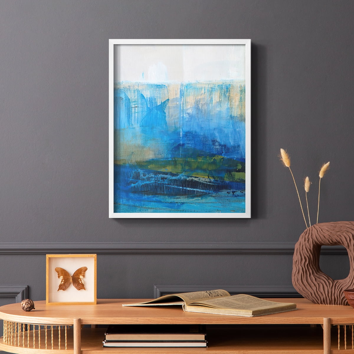 Bay Walk II in Paper Solid Wood 11 x 14 Framed Print