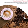 thumbnail image 2 of 2pcs Acrylic Coaster Starry Style Table Mat Practical Heat Insulation Placemat, 2 of 7