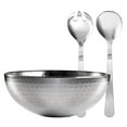 thumbnail image 1 of Safdie & Co. Bol Salade Rond Martelé Ensemble 3 Pièces, 1 of 2