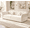 Beige, variant on TaiEnjoy 74.4" King Sleeper Sofa Bed, Velvet Pull Out Couch with 25.6" Deep Seat, Floral Tufted Cushions, Curved Arms, Convertible Guest Bed, Beige
