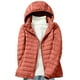 thumbnail image 1 of Parkas de manga larga para mujer, chaqueta de plumón con capucha, estilo coreano, corta, talla extra grande, chaqueta cálida de plumón blanca, abrigo para mujer, 1 of 8