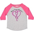 thumbnail image 3 of Inktastic Breast Cancer Awareness with Pink Ribbon Heart Boys or Girls Toddler T-Shirt, 3 of 5