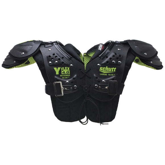 Hombreras Schutt Y-Flex 4.0 para Fútbol Americano Negro Talla Pequeña