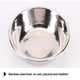 thumbnail image 3 of Comedero lento para perros y gatos de acero inoxidable, comedero para cachorros y agua antiasfixia, color blanco, 3 of 4