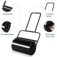 thumbnail image 4 of 19in Lawn Grass Roller,Tow Behind Water/Sand Filled Lawn Sod Rollers,Heavy Duty Steel Sod Roller,Cylindrical Iron Lawn Roller,with U-Shaped Handle,for Garden, Lawn, Park, Backyard, Farm (Black), 4 of 9