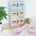 thumbnail image 4 of Kitchen Organizer Clothes Toys Storage Container Creative Plastic Desktop Hollow Storage Basket Underwear Storage Box, 4 of 6