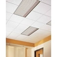 thumbnail image 2 of Fluorescent Light Covers for Ceiling Lights 1 Pack,Brown Geometric Magnetic Ceiling Light Covers 2x4ft for Classroom Office School,Vintage Ethnic Plaid Abstract Art Overhead Drop Ceiling Light Shade, 2 of 7