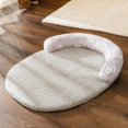 thumbnail image 1 of Autumn and Winter New Dog Nest Teddy Corky Small and Medium Sized Dog Oval Cushion Dog Cushion Plush Warm Cat Nest Pet Nest ShopWise Round, 1 of 7
