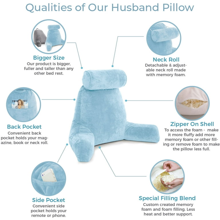 Sky Rest Travel Pillow Supports The Upper Body For Complete Comfort