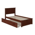 thumbnail image 2 of Madison Platform Bed with Flat Panel Foot Board and Twin Size Urban Trundle Bed in Multiple Colors and Sizes, 2 of 7
