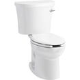 thumbnail image 2 of Kohler 25087-TR-0 Elongated Toilet, 1.28 GPF - White - 2 Piece, 2 of 4