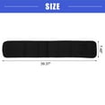 thumbnail image 4 of Vocoste Waist Trimmer Belt Tummy Tuck Belts Neoprene Waist Sweat Band Black 39.37"x7.48", 4 of 7