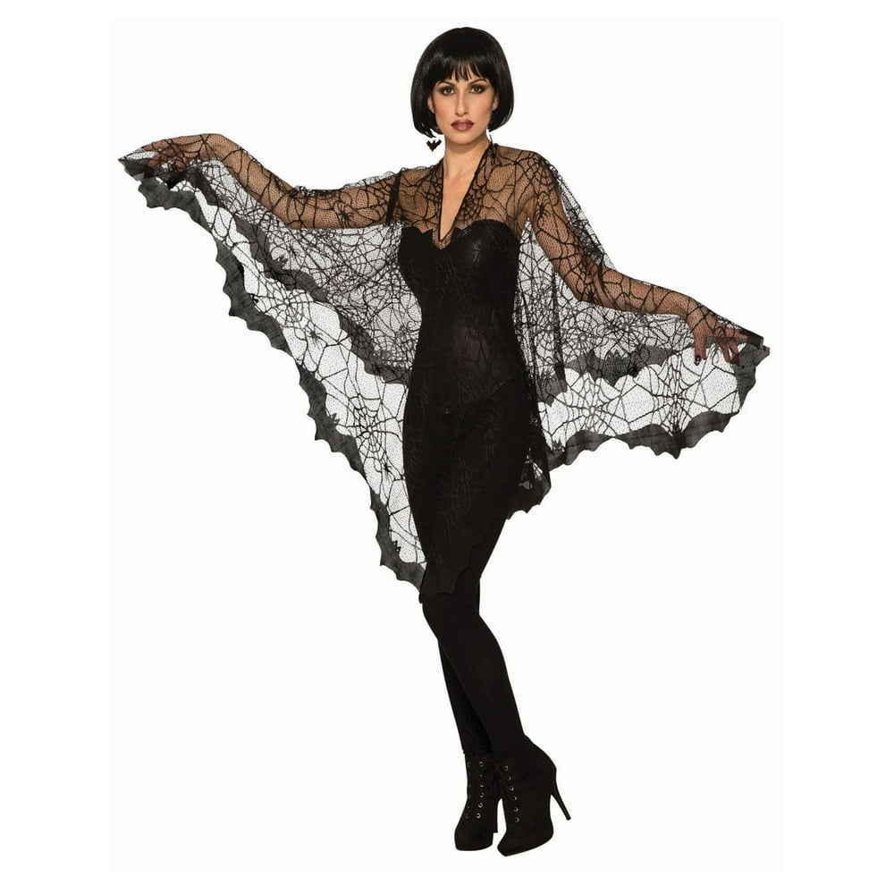 Halloween Bat Poncho Adult Costume