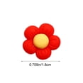 thumbnail image 4 of Dianli Home Magnets Creative 1 PC Red Small Flower Magnetic Refrigerator Sticker Small Flower Resin Magnet Whiteboard Crafts Decorative Fridge Magnet Creative Gift, 4 of 7