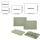 thumbnail image 3 of Juego de Cama de Lujo con Sábanas de Satén de Imitación, Completo, 4 Piezas, Colección Home Hotel, Azul y Verde, Duradero, Fácil de Limpiar, Sábana Ajustable, Funda Nórdica, Fundas de Almohada, Tamañ, 3 of 6