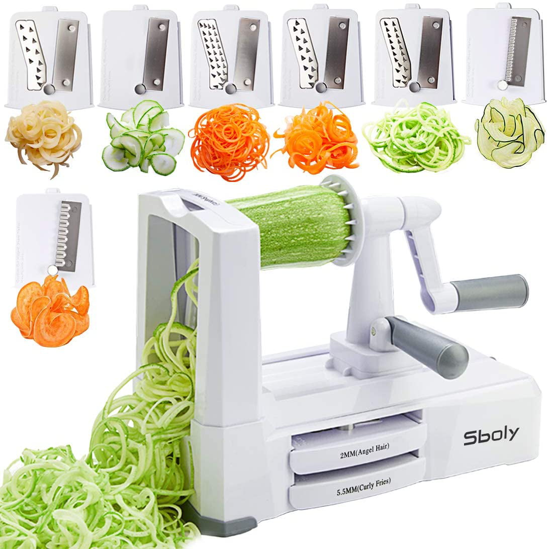Kitchen Cooking Spiralizer Stronges And Heaviest Duty Vegetable Spiral Cutter 