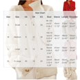 thumbnail image 3 of ClodeEU Women's V Neck Button Front Textured Knit Cardigan with Pocket,Long Sleeve Loose Casual Sweater Coat Beige^,Women's Plus XL, 3 of 6