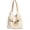 Beige, variant on Cute Bear Sherpa Messenger Bag Kawaii Tote Bag Funny Crossbody Bag for Women Purse