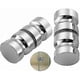 thumbnail image 1 of Set of 2 Shower Door Handles Bath Shower Door Handle 30mm Polished Chrome Replacement Door Handles Durable Stainless Steel Round Glass Door Handle, 1 of 3