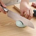 thumbnail image 3 of Reheyre Frog-Shaped Cutter Grinder - Mini Size Frosted Stone Cook Chopper Manual Sharpener for Kitchen, 3 of 8
