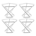 thumbnail image 2 of Shisuyan 4 Pcs Simple and Practical Display Riser Metal Air Racks for Office Use, 2 of 8