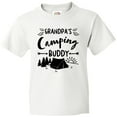 thumbnail image 3 of Inktastic Grandpas Camping Buddy Youth T-Shirt, 3 of 5