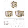 thumbnail image 2 of Sunflowers Toaster Cover 4 Slice, Large Kitchen Appliance Covers, Spring Gnomes Hydrangea Daisy Flowers Pink Plaid Toaster Oven Cover with Loop, Bread Machine Cover Polyester Dust Cover Protection, 2 of 4