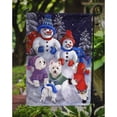 thumbnail image 3 of Westie Snowpeople Garden Flag, 3 of 3