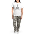 thumbnail image 4 of CafePress - You Get Organic Chemistry O Women's Light Pajamas - Women's Short Sleeve Print T-Shirt and Pants Light Cotton Pajama Set, 4 of 7