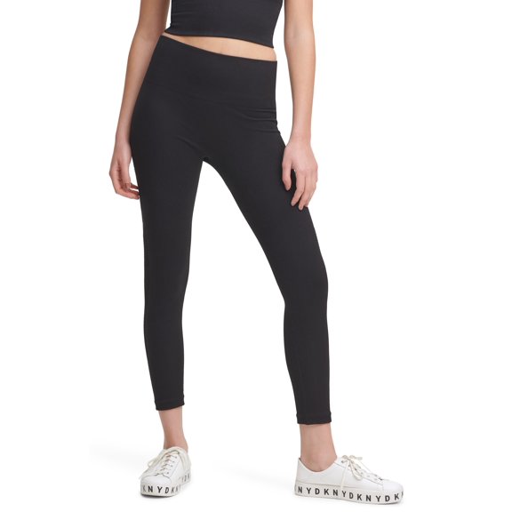 DKNY Womens Sport Seamless High-Rise 7/8 Length Leggings